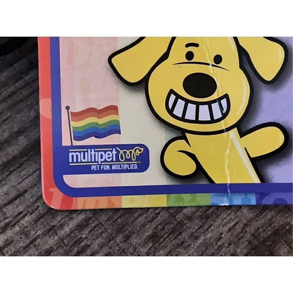 Multipet Rainbow Pride Pet Play Toy PET FUN, MULTIPLIER